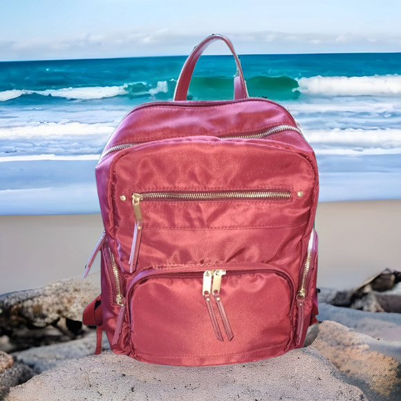 Time and Tru Handbags - Time and Tru Camille Backpack, Oxblood